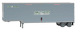 40' Hi-Cube Drop-Frame Van Semi Trailer - Assembled -- Southern Railway SOUZ #205992 (gray, white; Green Lettering)