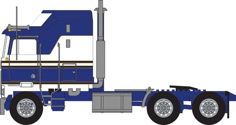 1970s Kenworth K100 Salem Tractor w/Aerodyne Sleeper Cab - Assembled -- Blue, White