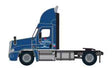 Freightliner Cascadia Raised-Roof 2-Axle Semi Tractor - Assembled -- Yellow Roadway #2 (blue)