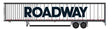 Hyundai 53' Dry Van Semi Trailer with Skirts - Assembled -- Roadway #2 (white, black; Billboard Block Lettering)