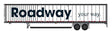 Hyundai 53' Dry Van Semi Trailer with Skirts - Assembled -- Roadway #5 (white, black; "your way" Slogan)