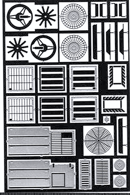EMD Diesel SD70ACe Detail Set & SD70M-2 Conversion Set - Kit (Etched Metal) -- Fits Kato SD70ACe