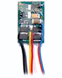 M1 1-Amp, 2-Function DCC Decoder - Control Only -- Hardwire - .567 x .359 x .135"  14.4 x 9.1 x 3.4mm