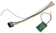 T6XP-LH 6-Function DCC Decoder with Detachable Long Harness - Control Only -- 8-Pin NMRA Plug - .661 x .969 x .217"  16.79 x 24.61 x 5.51mm