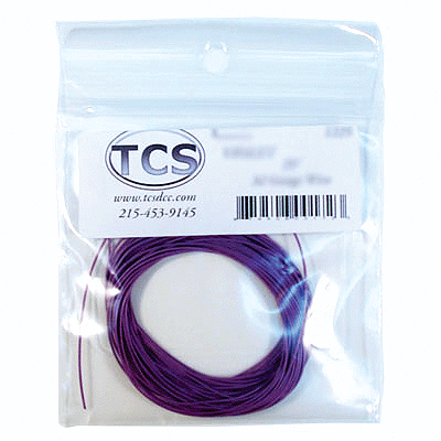 30-Gauge, 7-Strand, .026 Diameter Wire - 10'  3.05m Roll -- Violet (Purple)