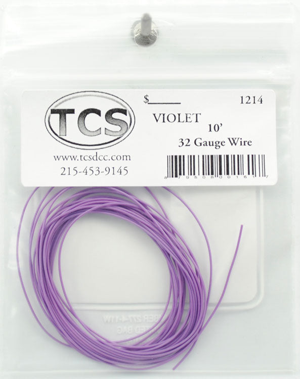32-Gauge Wire - 10'  3.05m Roll -- Violet (Purple)