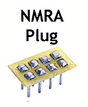 CB 8 NMRA 8-Pin DCC Decoder Plug Only -- Includes Soldering Pads for Wires