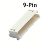 DCC Decoder Socket -- JST 9-Pin Socket (Female), Surface Mount (Matches T Series Decoder)