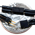 2-Pin Mini Connector Set (1 Male, 1 Female) -- .12 x .085 x .243" with 7" Attached Wires