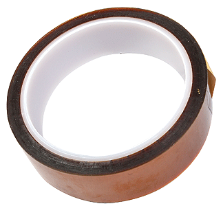Kapton Tape - Roll - Length: 36 Yards  32.9m -- Width: 1"  2.5cm