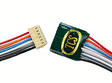 DCC Decoder In-Line Connector -- JST 6-Pin Wired, 6" Wires on Both Ends - .388 x .156 x .405"