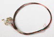 Surface-Mount LED - 6"  15.2cm - Attached Magnet Wire Lead pkg(10) -- Golden White