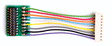 DCC Decoder Harness -- T-1"-21 JST 9-Pin to NEM21 Socket - 1"  2.54cm Wires