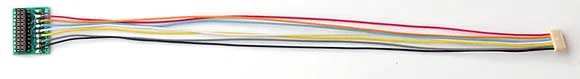 DCC Decoder Harness -- MC-5"-21 JST 7-Pin  to NEM21 Socket,  5" 12.7cm Wires