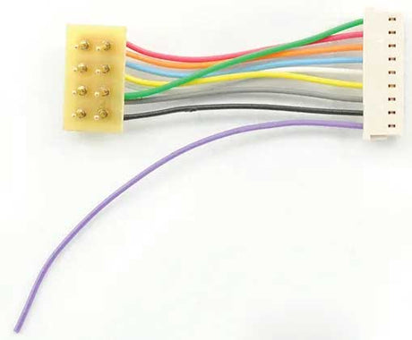 DCC Decoder Harness -- T-1" NMRA 8-Pin Plug, 1" 2.54cm Wires T Series Harness-2