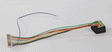 DCC Decoder Harness -- T-3.5"R NMRA 8-Pin Plug Rotated 180 Degrees, 3.5" 8.89cm Wires T Series Ha