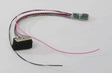 FL4P-3.5" Function-Only Decoder -- 4 Lighting Functions, 3.5"  8.80cm Harness, NMRA 8-Pin Plug .585 x .36 x .1