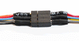 Mini Connector Set (1 Male, 1 Female) -- 6-Pin 2 x 3 Array Set .165 x .119 x .465" w/6"  15.2cm w/ Colored Wires