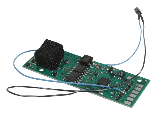 LL8-LED-KAC 4-Function Drop-In DCC Decoder w/TCS Keep Alive Wires - Control On -- With 2-Pin Connector for KA Unit Fits Life-Like PROTO w/LED Lights