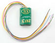 KAM4 4-Function Wired DCC Decoder w/Built-In Keep-Alive(TM) -- .945 x 0.66 x 0.33"  3.34 x 2.4 x .838cm
