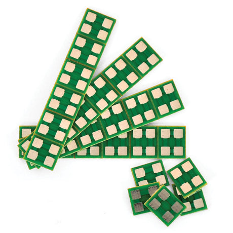 4-Point Junction Board 25-Pack -- Each: .33 x .28 x .03" or 8.38 x 7.11 x .76mm