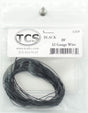 32 Gauge Wire 10' 3.05m Roll -- Black w/White Stripe