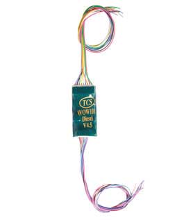 WOW101-Diesel-EMD Sound & DCC Decoder - WOWSound(TM) -- EMD Diesel Sounds w/9-Pin JST 1.35 x .66 x .22" or 34.29 x 16.72 x 5.59mm