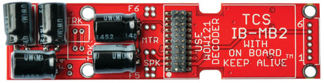 IB-MB2-NC Replacement Motherboard w/KA2 Keep Alive & 21-Pin Connector -- Fits Intermountain SD40-2, Bowser C636 & Other Units w/Similar Board