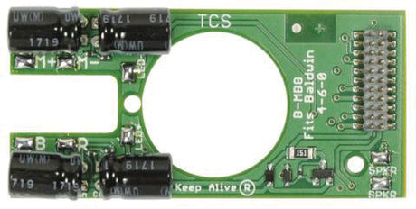 B-MB8 Replacement Motherboard with KA2 Keep Alive -- Fits Bachmann 4-6-0 (not for 21-Pin Decoders)