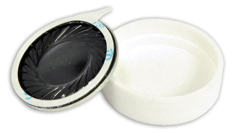 UNIV-SH3-C Universal Speaker Housing w/Speaker -- Fits TCS 20mm Round Speaker (Use in Loco Body w/See-Through Fan Housing)