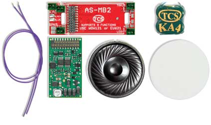 WDK-ATL-4 WOWKit Complete Sound Conversion Kit -- Fits Atlas FM H24-66 Train Master 1B