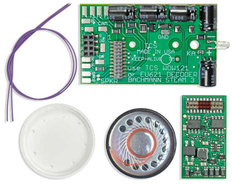 WSK-BAC-3 WOWKit Complete Sound Conversion Kit -- Fits Bachmann N&W Class J 4-8-4 Locomotives