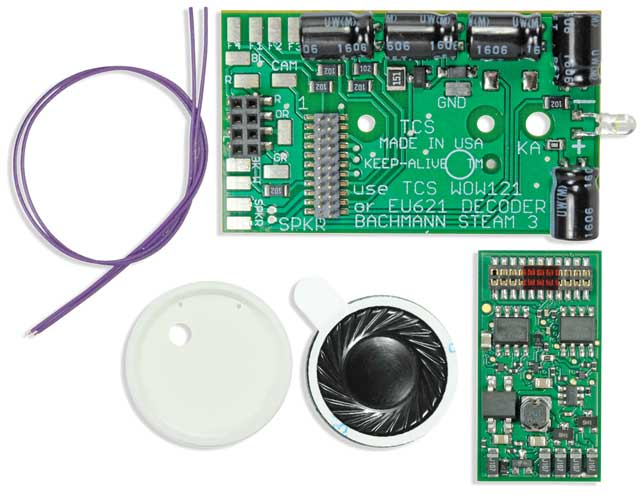 WSK-BAC-5 WOWKit Complete Sound Conversion Kit -- Fits Bachmann 2-8-2 Mikado Locomotives