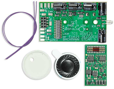WSK-BAC-5 WOWKit Complete Sound Conversion Kit -- Fits Bachmann 2-8-2 Mikado Locomotives