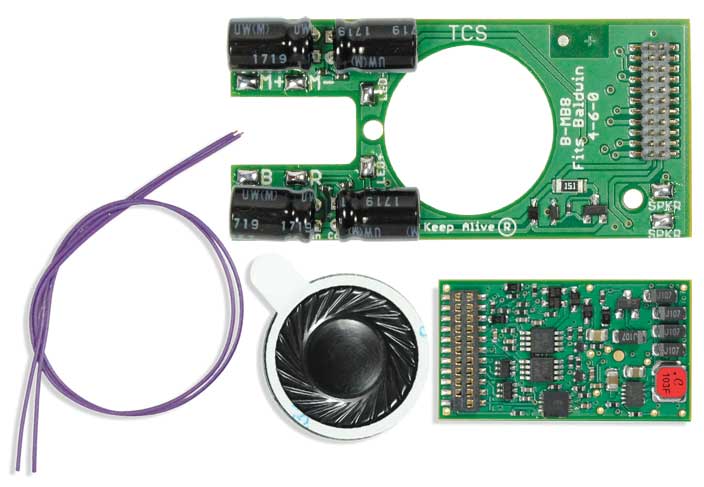 WSK-BAC-8 WOWKit Complete Sound Conversion Kit -- Fits Bachmann Spectrum 4-6-0 Locomotives