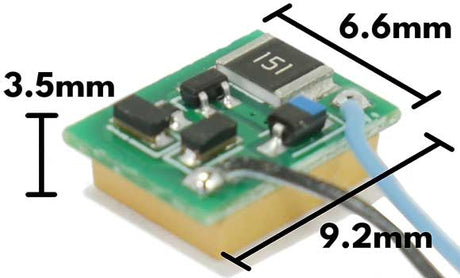 KA-N1 Keep-Alive for N Scale Decoders -- .260 x .363 x .136"  6.6 x 9.2 x 3.5mm-3