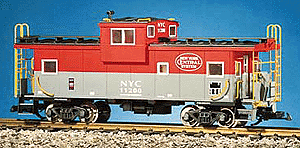 Extended Vision Caboose -- New York Central (gray, red)