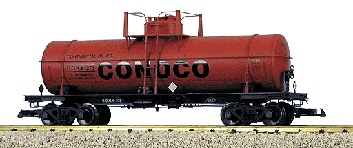 10,000-Gallon Tank Car -- Conoco (red)