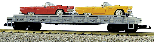 Double-Deck Auto Rack -- Northern Pacific (green)
