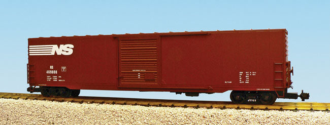 Ultimate Series 60' Steel Single-Door Boxcar w/Cushioned Coupler - Ready to Ru -- Norfolk Southern (Boxcar Red)