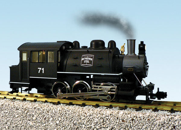 Steam 0-6-0T Dockside; Powered w/Smoke & Sound, Diecast Metal -- Bethlehem Steel Corporation #71