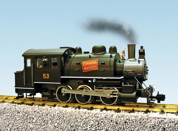 Steam 0-6-0T Dockside; Powered w/Smoke & Sound, Diecast Metal -- Canadian National #53
