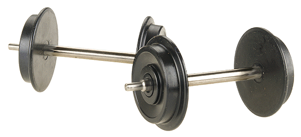 Metal Wheel Sets pkg(2) -- Blackened