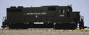 EMD GP38-2 - Standard DC -- US Army (green)
