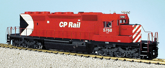 Diesel EMD SD40-2 Powered -- Canadian Pacific (red)
