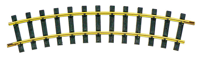 Curved Track Solid Brass Rail -- 5' Diameter