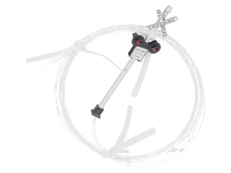 DVFLRRX101 Fiber-Lit Railroad Crossing -- With Fiber Optic-2