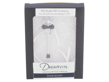 DVFLRRX101 Fiber-Lit Railroad Crossing -- With Fiber Optic-4
