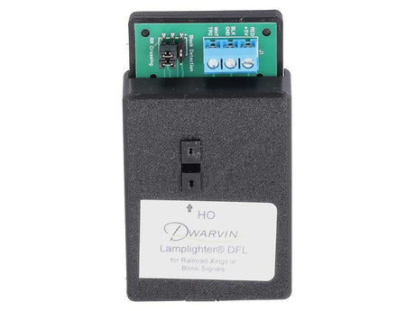 DVIDBS101 Dwarf Block Signal Kit -- With Lamplighter DFL, 2 Side-On Infrared IR Detectors, 2 Signals, Power Supp-5