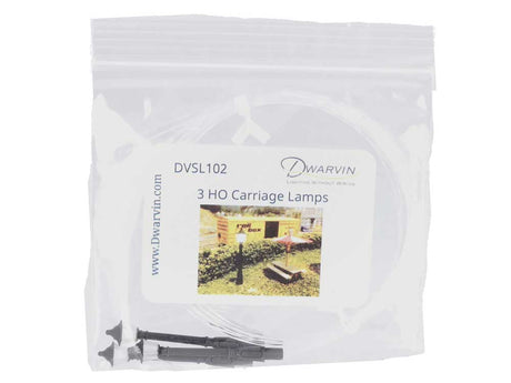 DVSL102BL Fiber-Lit Carriage Street Lamps -- Black pkg(3)-3